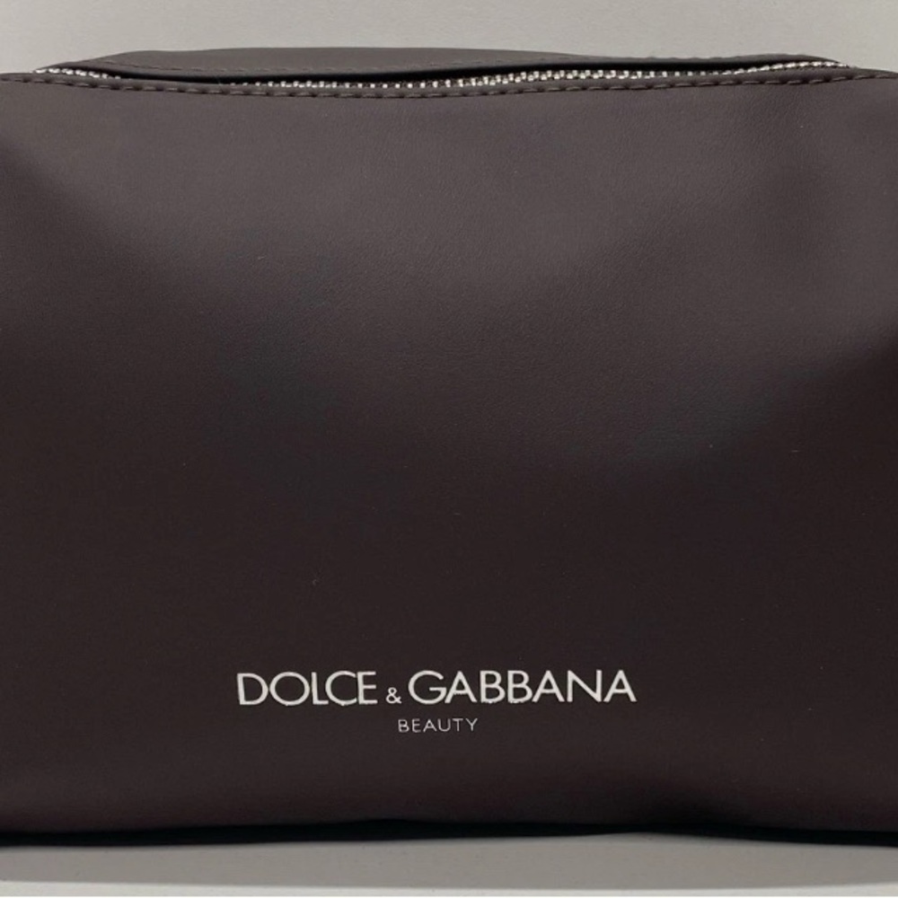 Dolce & Gabbana Dark Brown Toiletry Bag